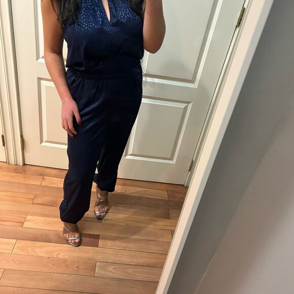 Navy Blue Marilyn Monroe Romper - Picture 6 of 12